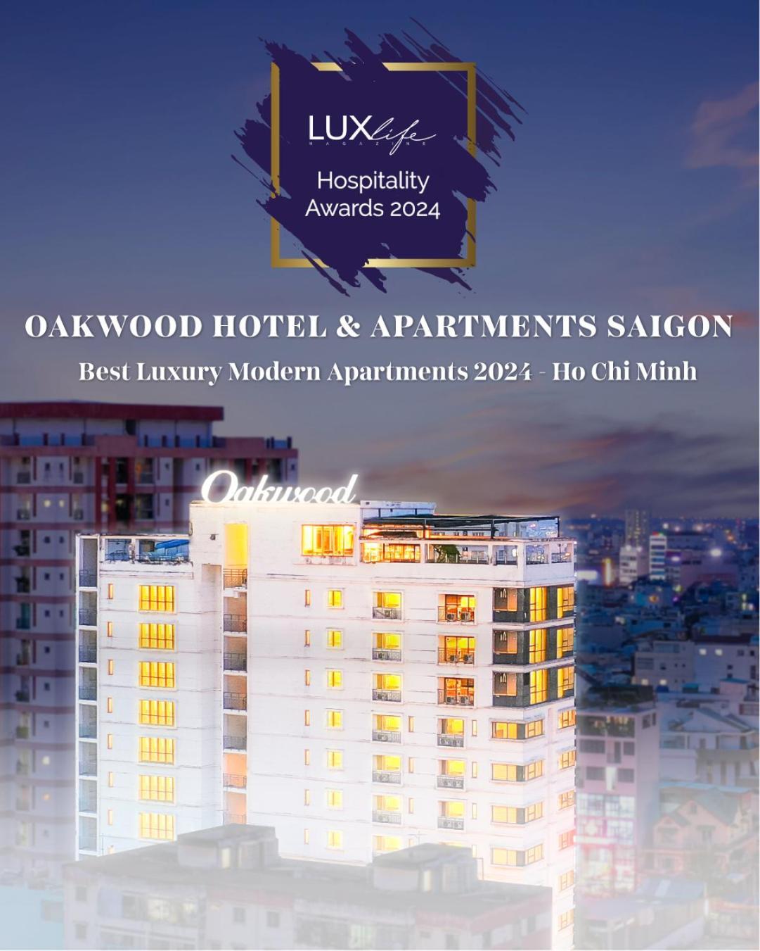 Oakwood Hotel & Apartments Saigon Хошимин Екстериор снимка